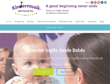 Tablet Screenshot of ana-kindermusik.com